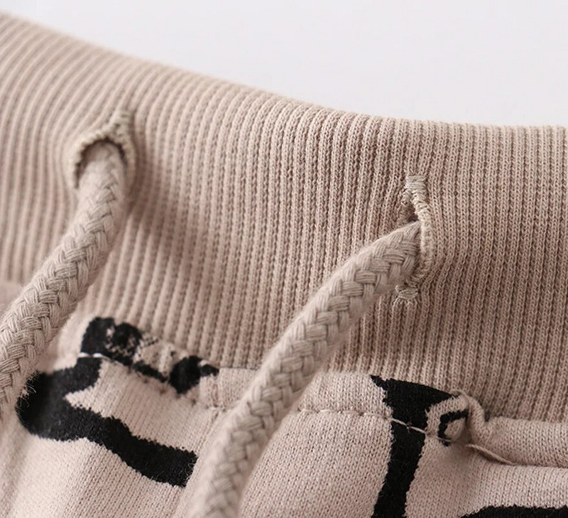 Naujas pavasario rudens berniukų mergaičių animacinis filmas Monster Print sportinės kelnės Medvilninės laisvalaikio kelnės kūdikiams vaikiškos lauko kelnės