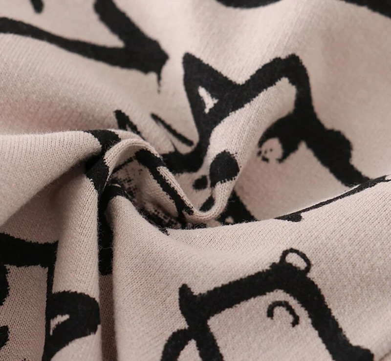 Naujas pavasario rudens berniukų mergaičių animacinis filmas Monster Print sportinės kelnės Medvilninės laisvalaikio kelnės kūdikiams vaikiškos lauko kelnės