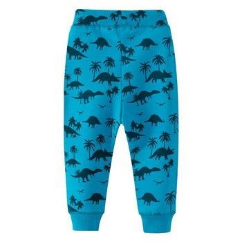 Jumping Meters New Arrival Boys Sweatpants with Animals Print Hot Selling Παιδικά Ρούχα Κορδόνι για μικρό παιδί πλήρες παντελόνι