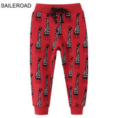 SAILEROAD 2-7 ετών 2022 Νέο ανοιξιάτικο παντελόνι Giraffe for Boy Παιδικά Παντελόνια Αγόρια Παντελόνια Casual Sweaterpants Ζεστά αθλητικά παντελόνια