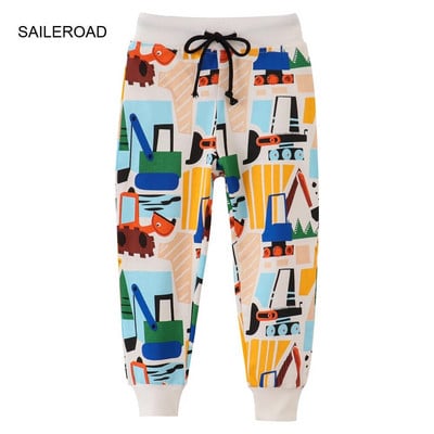 SAILEROAD 2-7 ετών 2022 Νέο ανοιξιάτικο παντελόνι Giraffe for Boy Παιδικά Παντελόνια Αγόρια Παντελόνια Casual Sweaterpants Ζεστά αθλητικά παντελόνια