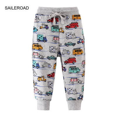 SAILEROAD 2-7 ετών 2022 Νέο ανοιξιάτικο παντελόνι Giraffe for Boy Παιδικά Παντελόνια Αγόρια Παντελόνια Casual Sweaterpants Ζεστά αθλητικά παντελόνια