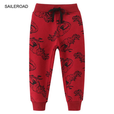 SAILEROAD 2-7 ετών 2022 Νέο ανοιξιάτικο παντελόνι Giraffe for Boy Παιδικά Παντελόνια Αγόρια Παντελόνια Casual Sweaterpants Ζεστά αθλητικά παντελόνια