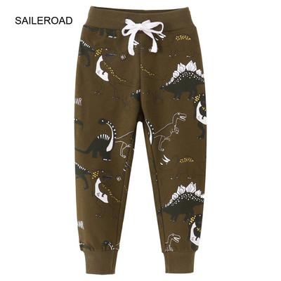SAILEROAD 2-7 ετών 2022 Νέο ανοιξιάτικο παντελόνι Giraffe for Boy Παιδικά Παντελόνια Αγόρια Παντελόνια Casual Sweaterpants Ζεστά αθλητικά παντελόνια