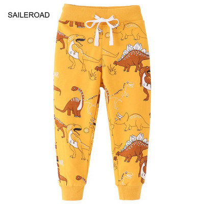 SAILEROAD 2-7 ετών 2022 Νέο ανοιξιάτικο παντελόνι Giraffe for Boy Παιδικά Παντελόνια Αγόρια Παντελόνια Casual Sweaterpants Ζεστά αθλητικά παντελόνια