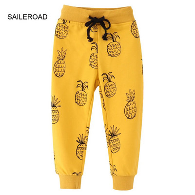 SAILEROAD 2-7 ετών 2022 Νέο ανοιξιάτικο παντελόνι Giraffe for Boy Παιδικά Παντελόνια Αγόρια Παντελόνια Casual Sweaterpants Ζεστά αθλητικά παντελόνια