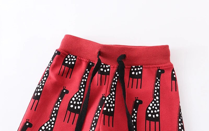 SAILEROAD 2-7 ετών 2022 Νέο ανοιξιάτικο παντελόνι Giraffe for Boy Παιδικά Παντελόνια Αγόρια Παντελόνια Casual Sweaterpants Ζεστά αθλητικά παντελόνια