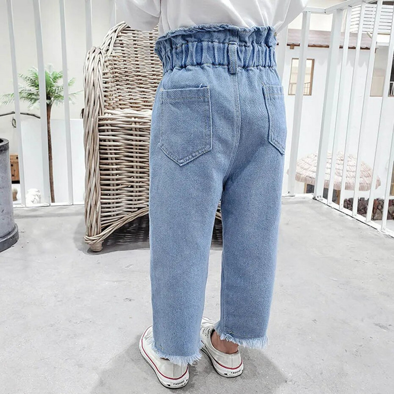 Džinsi meitenēm Vienkrāsaini Džinsi Bērni Meitene Pavasaris Rudens Džinsi Bērnu Ikdienas Stils Bērnu Džinsi Apģērbi
