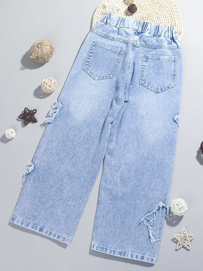 Farmer lányoknak Csillagmintás Gyerekek Farmer Lányok Alkalmi Stílus Gyermek Farmer Tavaszi Őszi Gyermekruhák 6 8 10 12 14