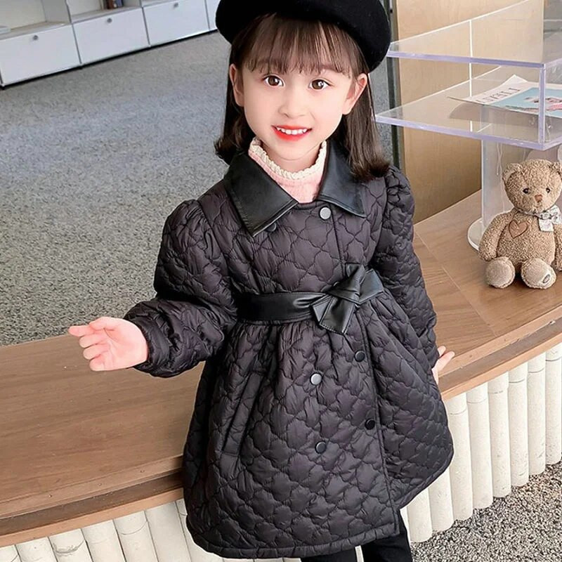 2023. Novi patchwork kaputi Zimska topla parka jakna za djevojčice Dječja modna parka Gornja odjeća Dječja pamučna odjeća za 2-6 godina