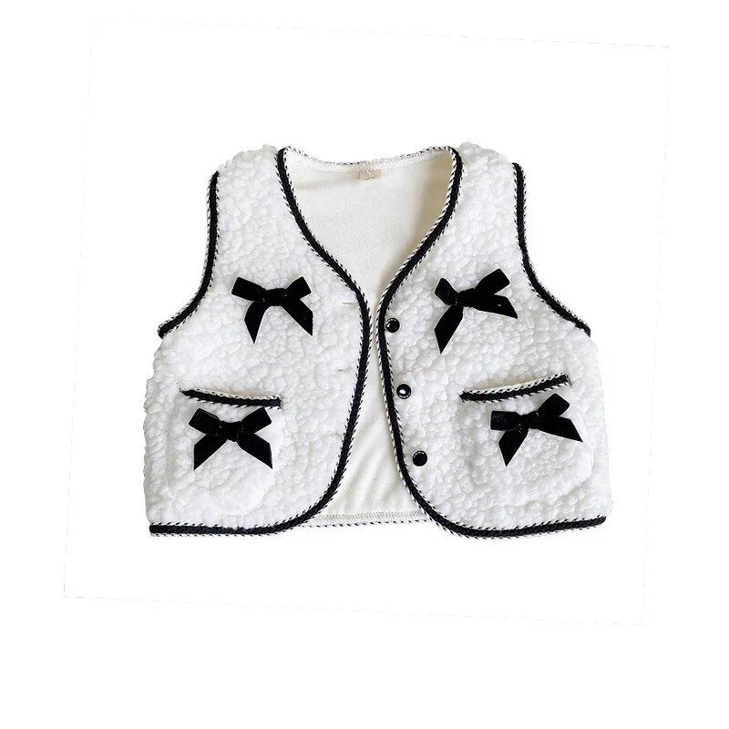 Kislánymellények, Gyermek plusz bársonymellény Őszi téli felsőruházat