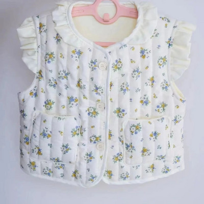 Naujas pavasario kūdikis berniukai mergaičių liemenės striukės mergaitei rudeninė žieminė liemenė drabužiai medvilniniai viršutiniai drabužiai be rankovių vaikiški paltai