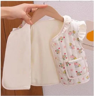 Naujas pavasario kūdikis berniukai mergaičių liemenės striukės mergaitei rudeninė žieminė liemenė drabužiai medvilniniai viršutiniai drabužiai be rankovių vaikiški paltai