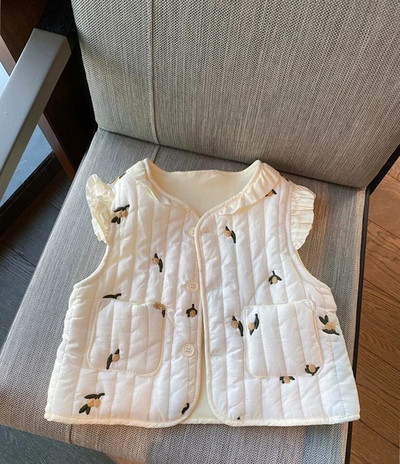 Naujas pavasario kūdikis berniukai mergaičių liemenės striukės mergaitei rudeninė žieminė liemenė drabužiai medvilniniai viršutiniai drabužiai be rankovių vaikiški paltai