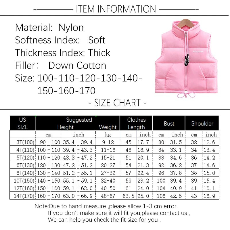 Vaikiška liemenė Striukė paltas raidėmis traukiamas užtrauktukas be rankovių šilti berniuko mergaičių viršutiniai drabužiai 2023 m. rudens žiema paauglių vaikiška liemenė