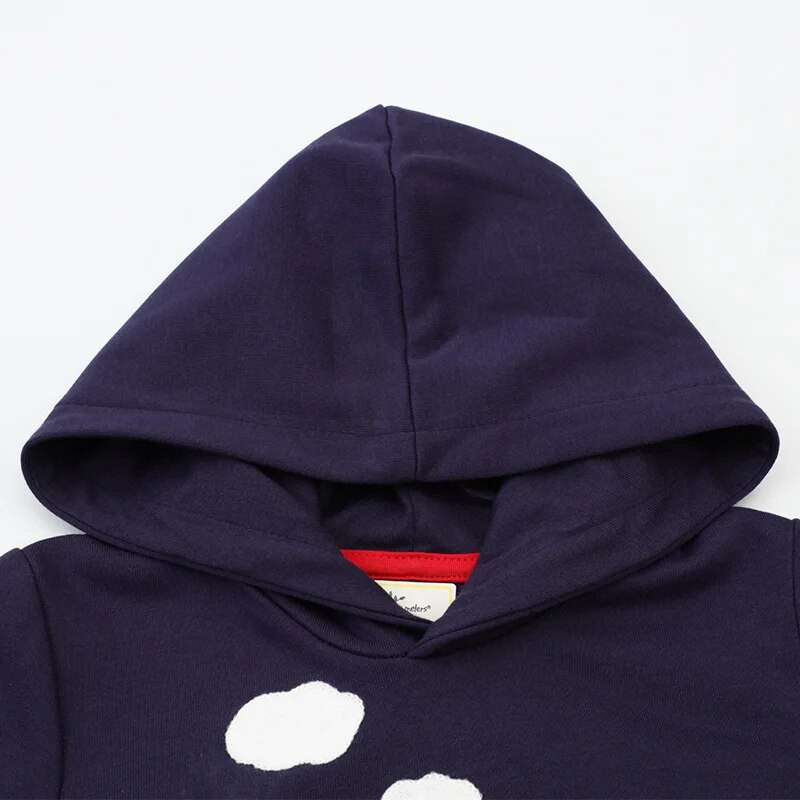 SAILEROAD Jesenska nova odjeća za dječake Pamučna gornja odjeća Crtani Rainbow Train Dječje majice s kapuljačom za malu djecu Dukserice s kapuljačom