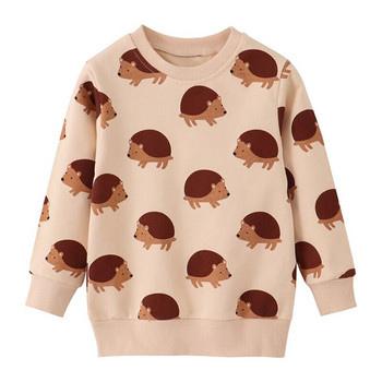 SAILEROAD Άνοιξη Νέο Αγόρια Ρούχα 2-7 ετών Βαμβακερά εξωτερικά ενδύματα κινουμένων σχεδίων Hedgehog Baby tops Κορίτσια Παιδικά μπλουζάκια με κουκούλα για νήπια