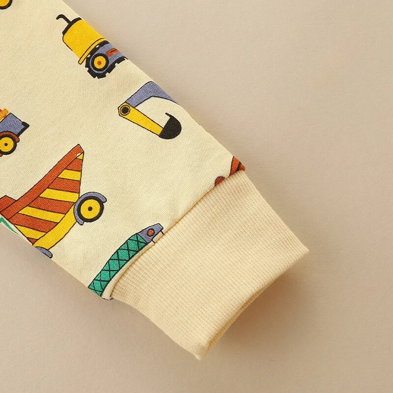 „Bumeex Fall Boys“ megztiniai vaikiški megztiniai su automobiliams ilgomis rankovėmis megztinis megztinis mažiems berniukams medvilniniai 2–7 metų drabužiai