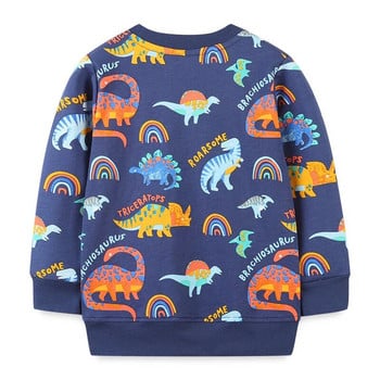 2023 Χειμώνας Νέο Παιδικό Φούτερ για αγόρια Φούτερ με κουκούλα με μακρυμάνικο πουλόβερ Κοριτσίστικο πουκάμισο καρτούν Dinosaur Jumper Top