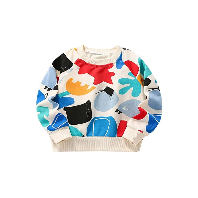 Jumping Meters 2-7T New Arrival Gyermek pulóverek Hosszú ujjú Gyerekek Őszi Tavaszi Gyerek Ruházat Babaingek