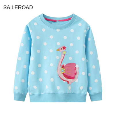 SAILEROAD Tavaszi új fiúk 2-7 éves korig Ruhák Pamut Felsőruházat Rajzfilm Dinoszaurusz Baba Felsők Lányok Gyerekek Tipegő Pulcsi Pulóverek