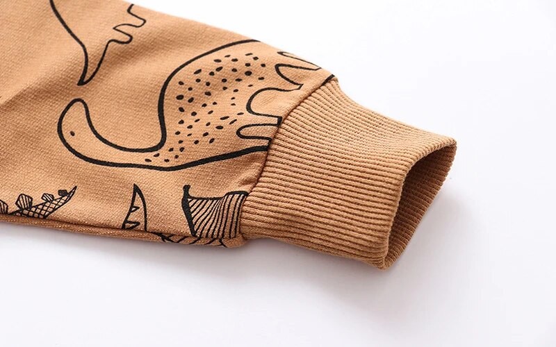 SAILEROAD Tavaszi új fiúk 2-7 éves korig Ruhák Pamut Felsőruházat Rajzfilm Dinoszaurusz Baba Felsők Lányok Gyerekek Tipegő Pulcsi Pulóverek