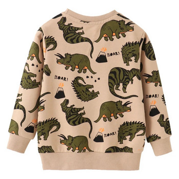 Καυτές πωλήσεις Hoodies δεινόσαυρος μπλουζάκι για αγόρι κορίτσι φθινόπωρο/χειμωνιάτικο πουλόβερ παιδικό casual top παιδικό βαμβακερά μακρυμάνικα ρούχα