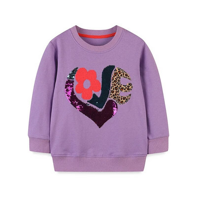 Bērnu kapuces Ziemassvētku Jaunais gads Apģērbs Meiteņu Ziemassvētku vecītis Apdruka Ikdienas Tops Pavasaris Rudens Kokvilnas džemperis ar garām piedurknēm