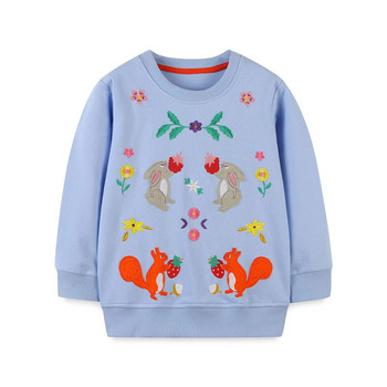 Φθινοπωρινά κινούμενα σχέδια για αγόρια για κορίτσια με κουκούλες πουλόβερ Κορεατικής έκδοσης Παιδικό πουκάμισο με κάτω μέρος Παιδικά ρούχα
