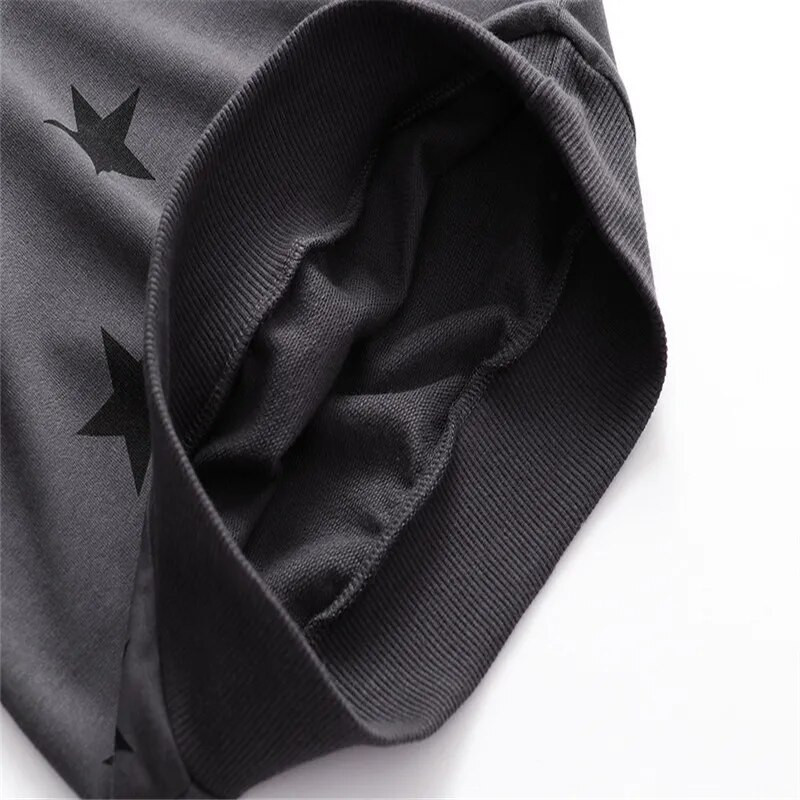 Lēcieni metri Rudens ziema Bērnu džemperi ar zvaigznēm Drukāt Karsti Pārdod Zēni Krekli ar kapuci Bērnu apģērbi Topi