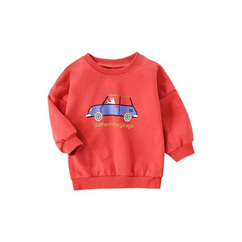 SAILEROAD Άνοιξη Φθινόπωρο Νέο 2-7 Χρόνια Ρούχα Βαμβακερά εξωτερικά ενδύματα κινουμένων σχεδίων Οχήματα μωρά αγόρια O λαιμόκοψη Παιδικά μπλουζάκια για νήπια