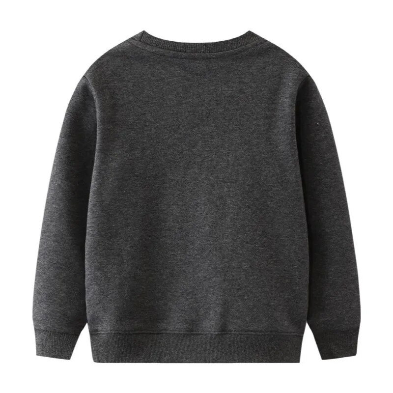 Jumping Meters Zīdaiņu džemperi ar garām piedurknēm 2-7T Bērnu apģērbiem Karsti Pārdodu dinozauru aplikācijas Zēnu meiteņu krekli Topi