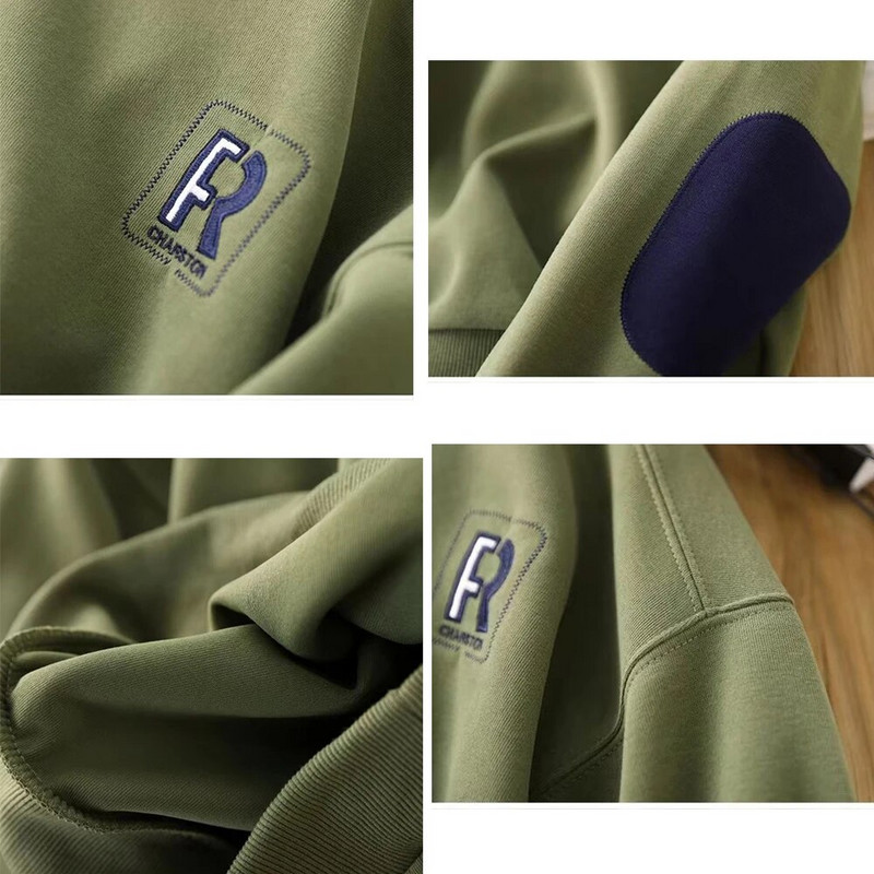 Zēnu sporta krekls Kokvilnas džemperis pusaudžiem ar burtiem apdrukāts bērnu džemperis 2023. gada rudens vīns bērniem virsdrēbes bērnu apģērbi