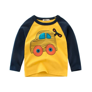 Φθινοπωρινό μπλουζάκι 2023 Cartoon T-shirt για αγόρια κορίτσια Βρεφικά Παιδικά ρούχα Βαμβακερό μακρυμάνικο μπλουζάκι για αγόρια παιδικά ρούχα 2-9 ετών