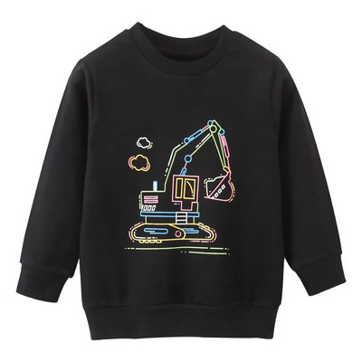 Pirmsskolas vecuma bērnu apģērbs meitenei rudens T-krekls ar garām piedurknēm bērnu džemperis jauks ikdienišķs zēnu meitenes brīvs kamuflāžas apģērbs