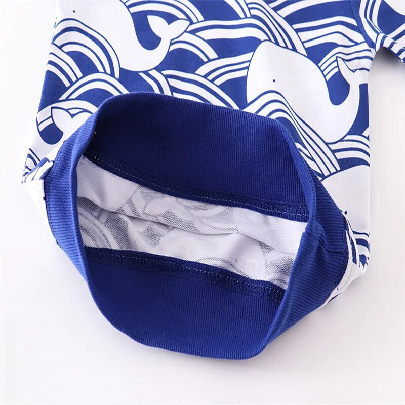 Lēcieni Metri Jaunums Rudens Zēni Meiteņu Džemperi Kokvilnas Vaļu Druka Karsti Pārdod Bērnu Apģērbi Garās Piedurknes Sporta Krekli