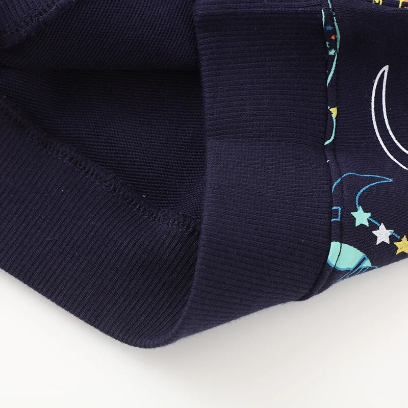 SAILEROAD 2022 Φθινόπωρο για αγόρια 2-7 ετών Ρούχα βαμβακερά εξωτερικά ενδύματα κινουμένων σχεδίων Dinosaur Baby μπλουζάκια Παιδικά μπλουζάκια με κουκούλα για νήπια