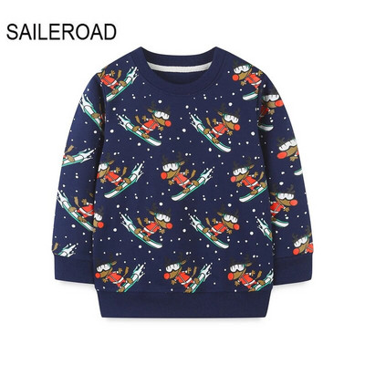 SAILEROAD Pavasaris Nauji berniukai 2-7 metų Drabužiai Medvilniniai Viršutiniai drabužiai Animaciniai filmai Dinozaurai Kūdikių Viršutiniai Mergaitėms Vaikams Mažiems vaikams Megztiniai megztiniai