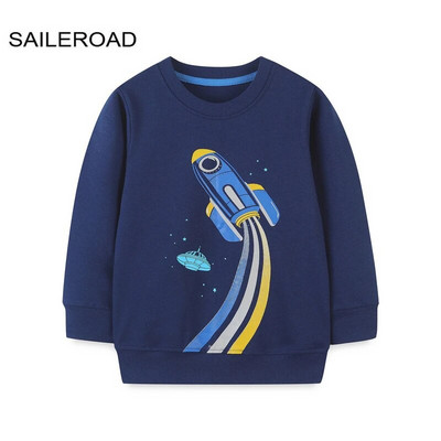 SAILEROAD Pavasaris Nauji berniukai 2-7 metų Drabužiai Medvilniniai Viršutiniai drabužiai Animaciniai filmai Dinozaurai Kūdikių Viršutiniai Mergaitėms Vaikams Mažiems vaikams Megztiniai megztiniai
