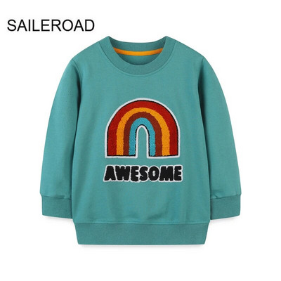 SAILEROAD Pavasaris Nauji berniukai 2-7 metų Drabužiai Medvilniniai Viršutiniai drabužiai Animaciniai filmai Dinozaurai Kūdikių Viršutiniai Mergaitėms Vaikams Mažiems vaikams Megztiniai megztiniai