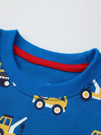 SAILEROAD 2023 Παιδικά Ρούχα Αγόρια Φθινοπωρινά Νέα Ρούχα Βαμβακερά Εξωτερικά Ενδύματα Κινούμενα σχέδια Εκσκαφείς Μπλουζάκια για μωρά Φούτερ για παιδιά Φούτερ