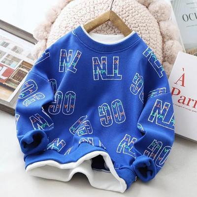 Pavasara rudens zēnu kokvilnas raibs alfabēts džemperis jaka Skolas bērnu treka pulovers džemperis bērnu treniņu topi 3–16 g.