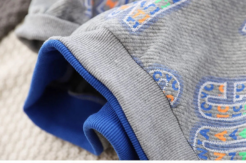 Pavasara rudens zēnu kokvilnas raibs alfabēts džemperis jaka Skolas bērnu treka pulovers džemperis bērnu treniņu topi 3–16 g.