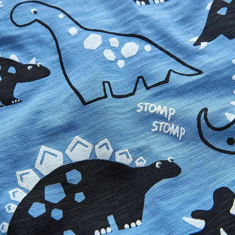 Jauns rudens kokvilnas bērnu brīvs gadījuma džemperis Zēniem zēniem meiteņu pulovers krekli pusaudžiem bērniem dinozauru apdrukas apakšpuses