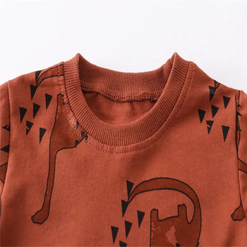 Jumping Meters Φθινόπωρο Άνοιξη Αγόρια Κορίτσια Φούτερ Ζώα Εκτύπωση Μόδα Βαμβακερά Παιδικά Ρούχα Μακρυμάνικα μπλουζάκια για νήπια