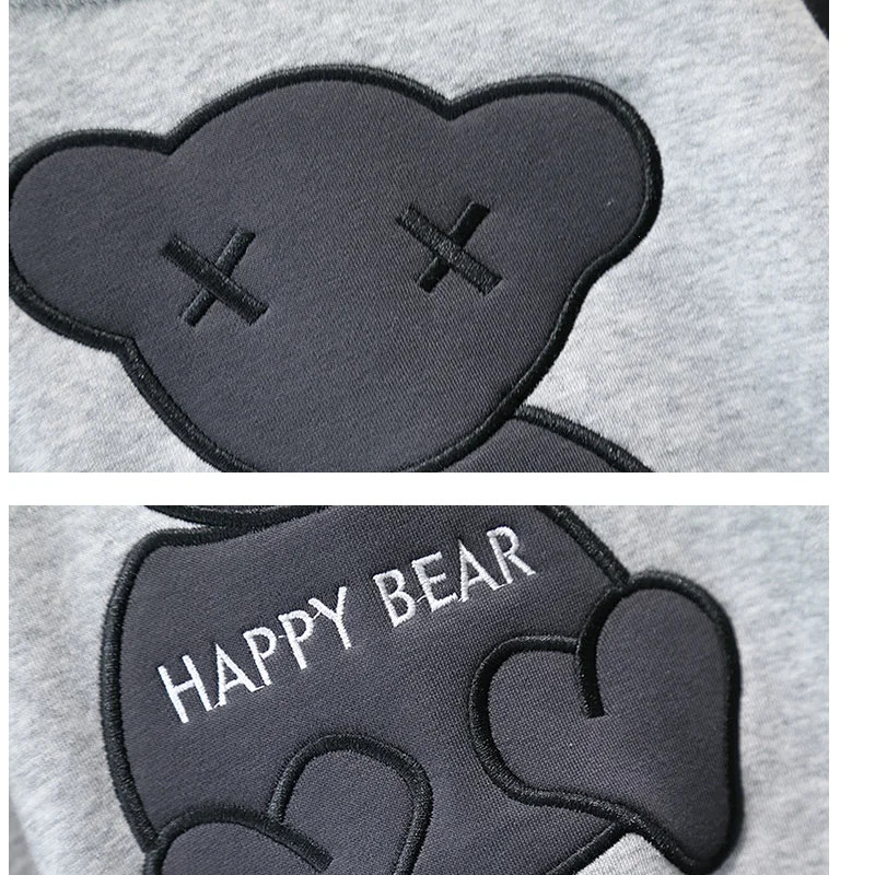 2023. gada pavasaris un rudens Jauns ikdienišķs, daudzpusīgs Preppy stila bērnu apģērbs Modes apdruka, džemperis ar garām piedurknēm