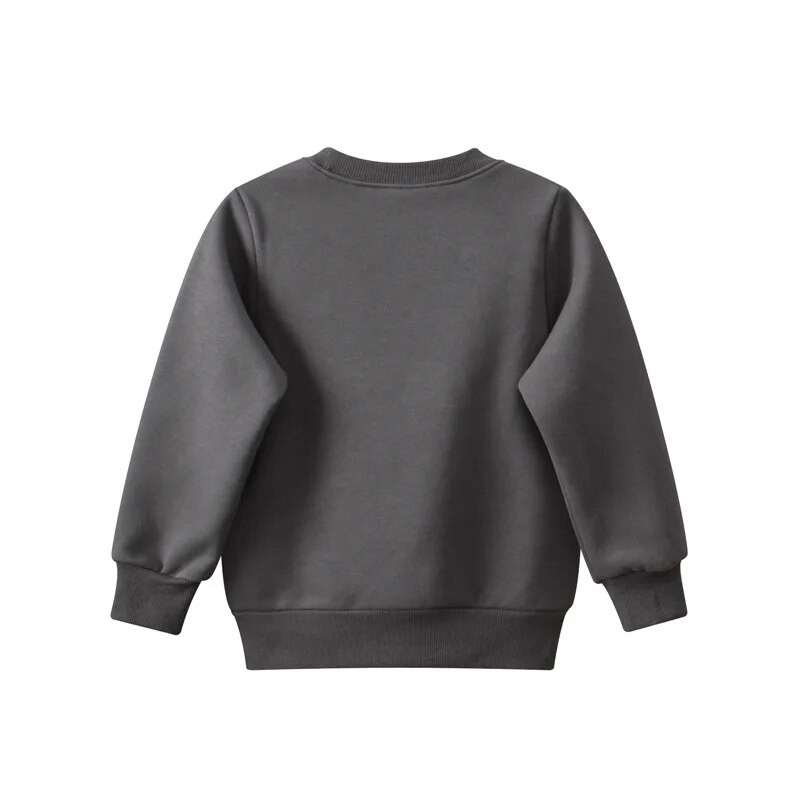 Cartoon Bear Hoodies Boys 2023 Winter New Warm Velvet παιδικό φούτερ Casual μακρυμάνικο πουλόβερ κορυφαία παιδική στολή