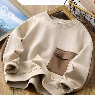 Teismelised lapsed, poisid 4–12-aastased, uus 2023. aasta sügismoodne dressipluus Poiste riided Topid Pullover Rõivad Pikad varrukad kapuutsid Sügis