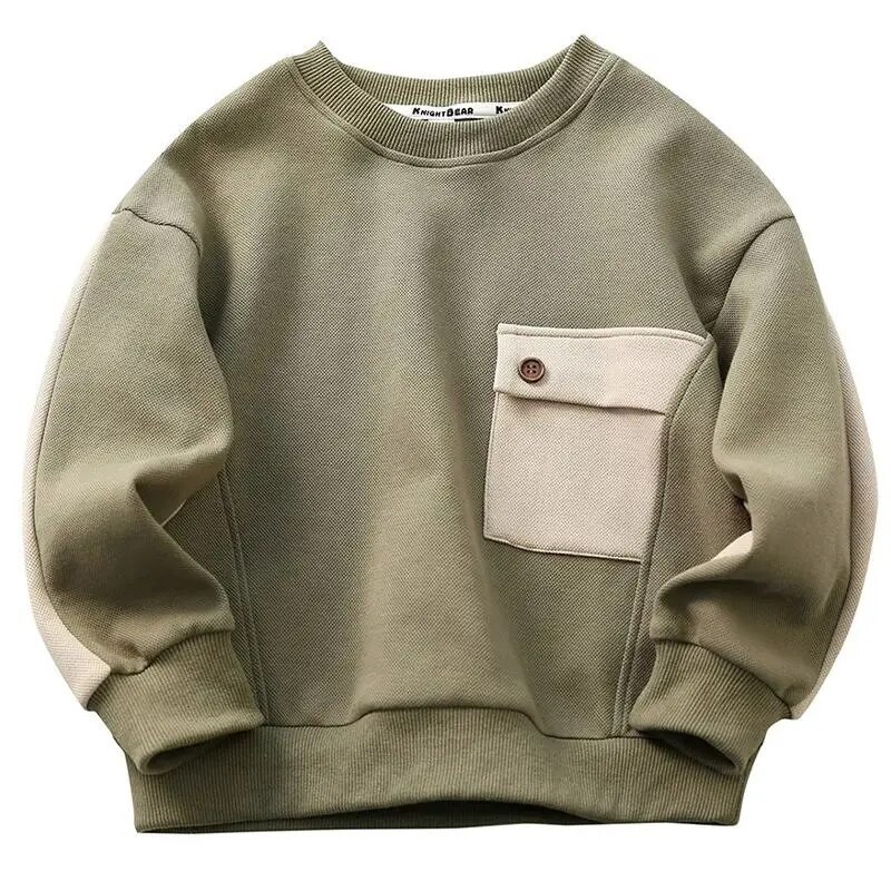 Teismelised lapsed, poisid 4–12-aastased, uus 2023. aasta sügismoodne dressipluus Poiste riided Topid Pullover Rõivad Pikad varrukad kapuutsid Sügis