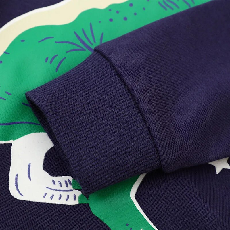 Little Maven 2023 pulóver őszi világító rajzfilm dinoszaurusz alkalmi ruhák 2-7 éves gyerekeknek